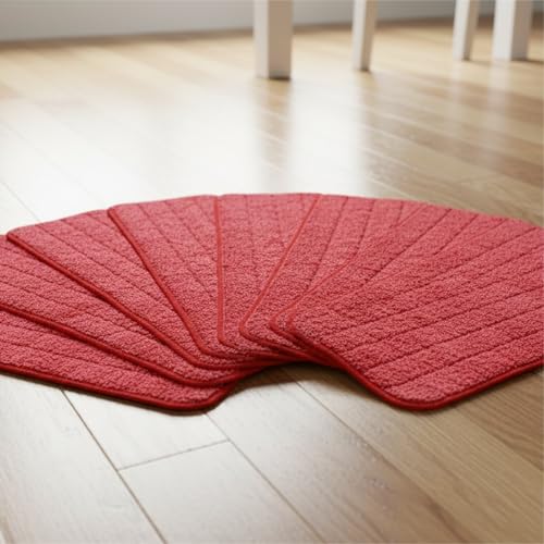 Microfiber Mop Pads 18x6 - Reusable & Washable 6 Pack