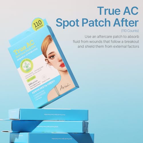 Ariul True AC Clear Spot Patch - Hydrocolloid Acne Treatment (110 Count)