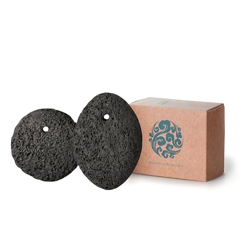 Natural Pumice Stone Set - Volcanic Lava Foot Scrubber for Callus Removal