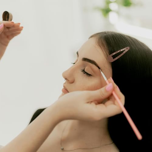 120 Pcs Brown Metal Snap Hair Clips - No-Slip Barrettes for All Hair Types