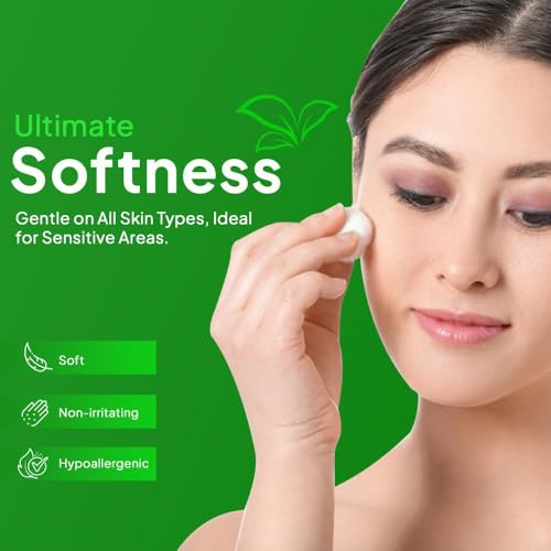 Spa Stix Medium Cotton Balls - 500 Count, Soft & Lint-Free