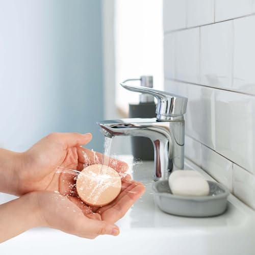 12-Pack Round Makeup Sponges for Foundation & Concealer - Skin Color