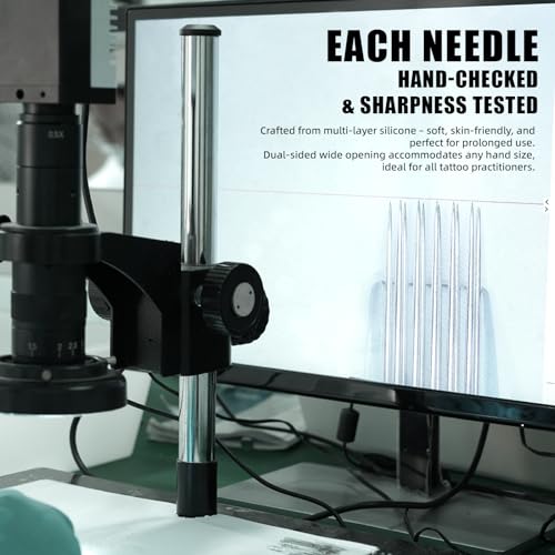 Dragonhawk Tattoo Needles Cartridges 1003RL 50 Count Glide Extra Smooth Designed for a Close Smooth Hit Round Liner