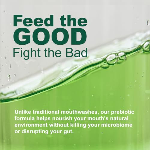 Natural Dentist Prebiotic Mouthwash - Alcohol-Free Peppermint Rinse