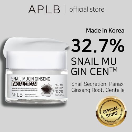 APLB Snail Mucin Ginseng Facial Cream - Anti-Aging & Hydrating