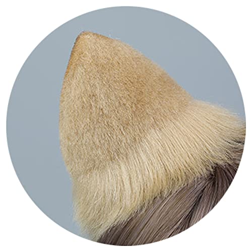 Furry Dog Ear Headband for Anime Cosplay, Halloween and Costume Parties
