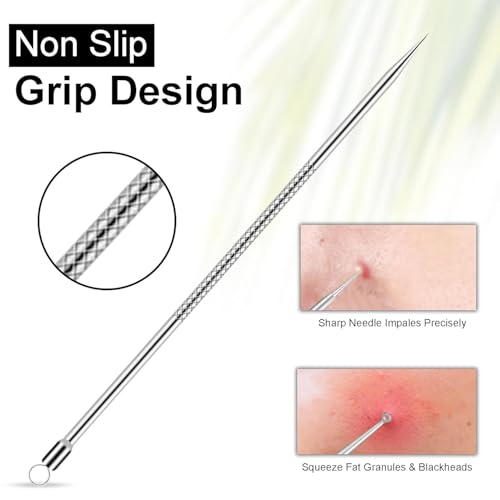 Professional Stainless Steel Blackhead Remover Kit for Acne & Blemish Care