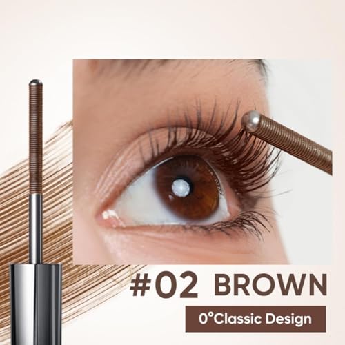 JUDYDOLL Waterproof Mascara - 3D Curling #02 Brown, 0.07 Fl Oz
