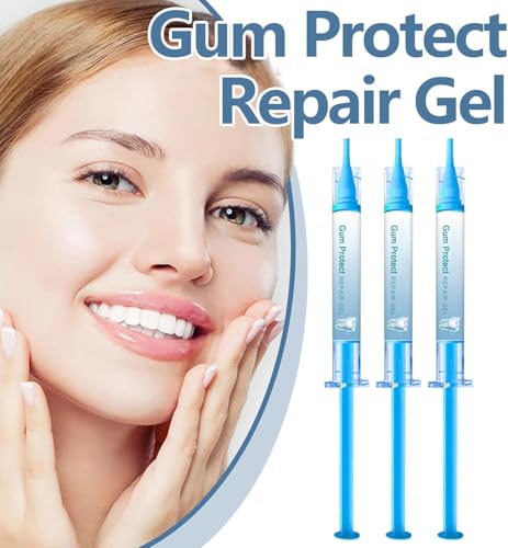 HEDGAUCP Gum Protect Dental Gel, Sulfate-Free Mint Whitening Paste - 3 Pack