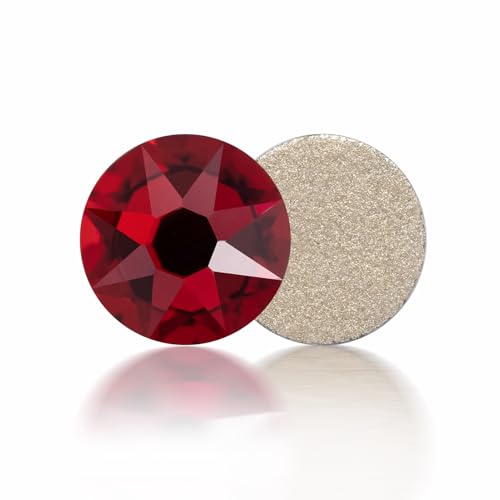 MEIBITE Siam SS16 Flatback Rhinestones 1440pcs 3.8-4.0mm - Version 04-Siam