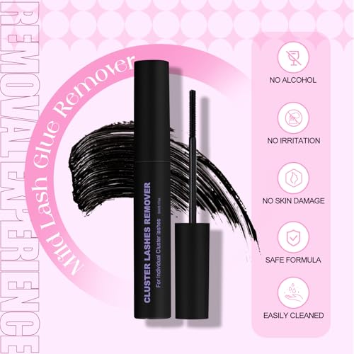 WENDY LASHES Clusters Kit D Curl 60-100D DIY Fluffy False Eyelashes