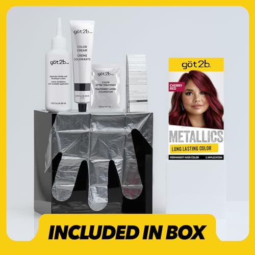 Got2B Metallics Permanent Hair Color M70 Cherry Red - 1 Kit