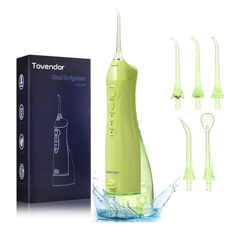 Tovendor Cordless Water Dental Flosser - 300ml Rechargeable Oral Irrigator