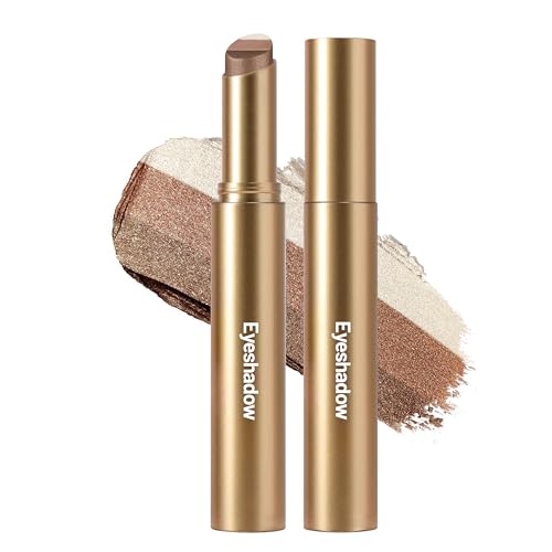 LuLuTone 3-Color Gradient Eyeshadow Stick - Long Lasting & Waterproof