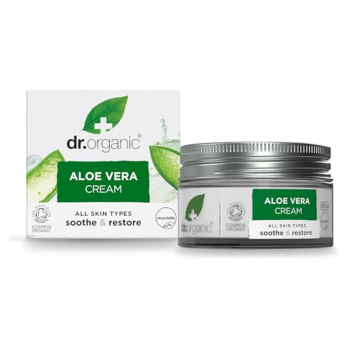 Dr. Organic Aloe Vera Concentrated Cream - Soothing & Hydrating Moisturizer