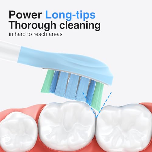 Blue 5-Pack Philips Sonicare Replacement Heads C1 C2 C3 - Genuinely DuPont Bristles
