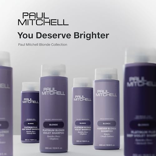 Paul Mitchell Platinum Blonde Violet Shampoo - Cucumber Melon Scent, 10.14 Fl Oz