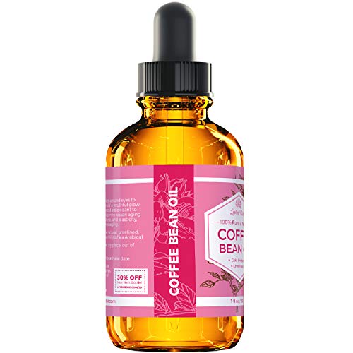 Leven Rose 100% Pure Cold Pressed Coffee Bean Oil for Face, Skin and Hair