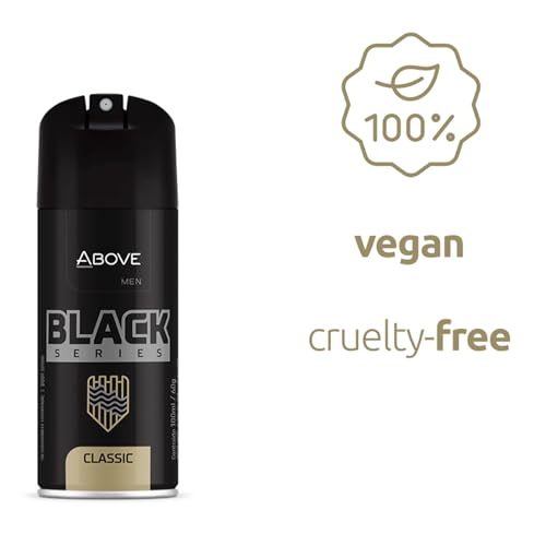 ABOVE Classic Body Spray, 3.4 Fl Oz - Woody Fragrance, Long-Lasting Deodorant