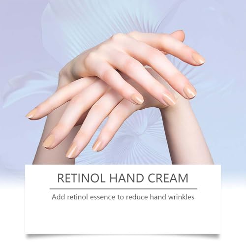 Retinol Hand Cream Anti-Aging 50g with Collagen - Daily Moisturizer & Cuticle Care (1 Fl Oz)