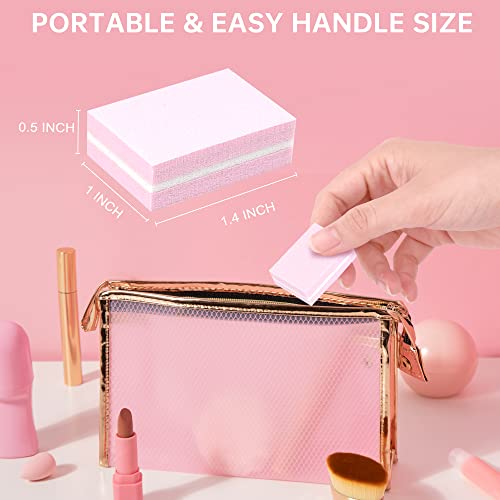 Mini Nail Buffer Blocks - 100/180 Grit Manicure Tools, 50 Pcs