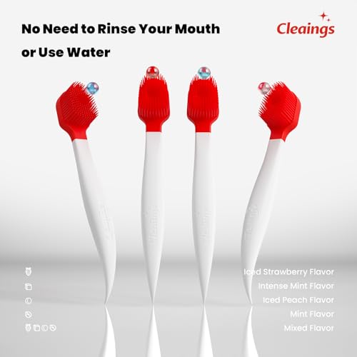Cleaings Mint Flavor Disposable Travel Toothbrush Set 20 Pcs with Toothpaste & Picks
