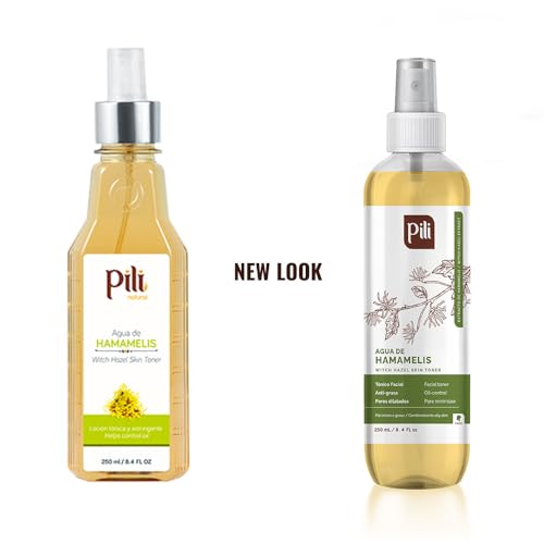 Pili Natural Witch Hazel Facial Toner - Oil Control & Pore Minimizer 8.4oz
