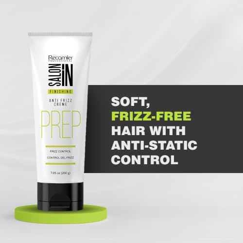 Recamier Professional Anti-Frizz Hair Cream - Smoothing, Shine & Tame Flyaways - 7 oz
