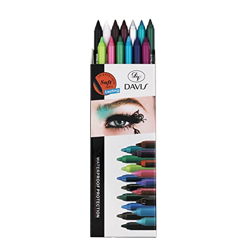 TWOMODE 13-Color Multi-Functional Eye & Lip Pencil Set for Makeup