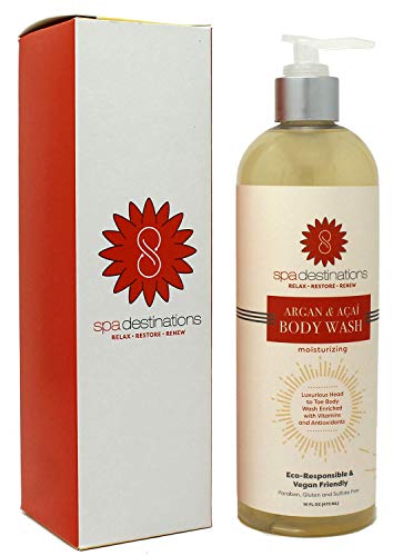 Spa Destinations Argan & Acai Moisturizing Body Wash - 16 oz