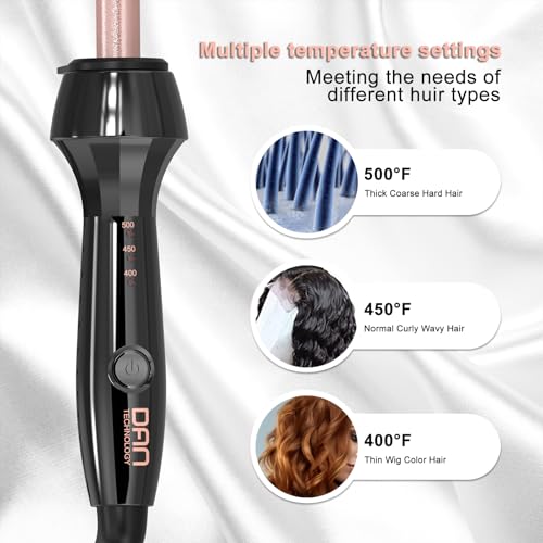 DAN 500°F Hot Comb for Hair & Wigs, Professional Straightener with Adjustable Temp