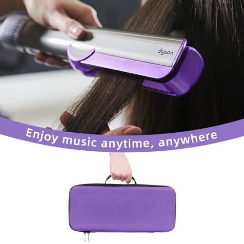 Purple Hard Travel Case for Dyson Airstrait Straightener