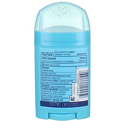 Secret Shower Fresh Anti-Perspirant Deodorant Solid 1.7 oz 2-Pack
