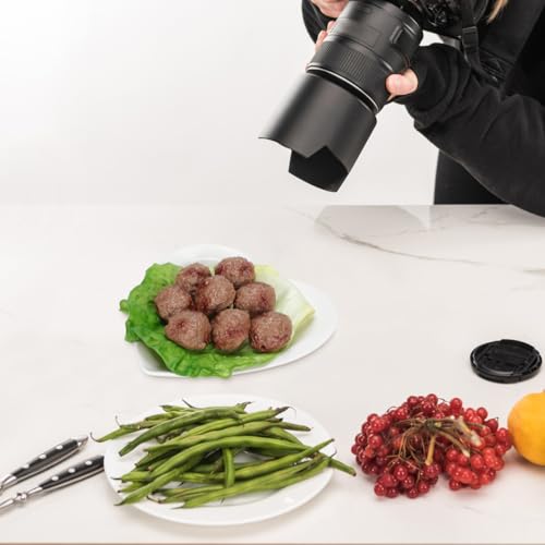 Realistic Artificial Beef Meatballs - 8 PVC Props for Decor & Photography