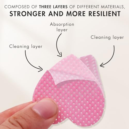 Embagol 400 PCS Lint-Free Eyelash Extension Glue Wipes