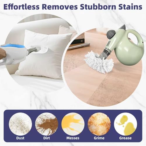 LOVECO Universal Steamer Cloth Covers Set - 6 PCS Microfiber & Chenille