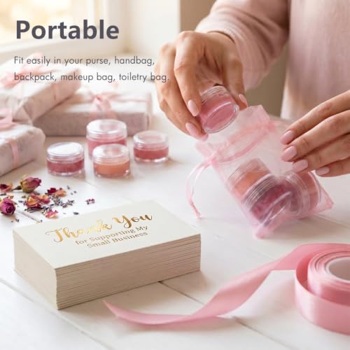 25 Count 3g Sample Containers with Labels & Spatulas - Leak-Proof