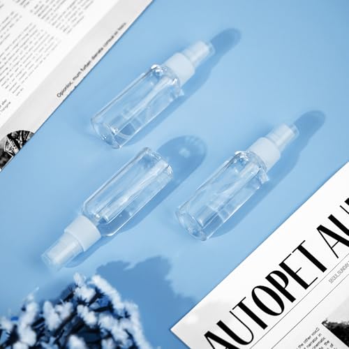 Zoizocp 2oz Fine Mist Spray Bottles - 12 Pack Refillable Travel Containers