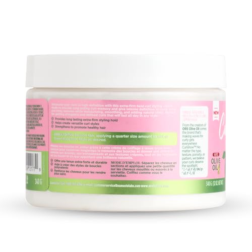 ORS Olive Oil Curlshow Multi-Use Styling Cream with Collagen & Avocado, 12 oz