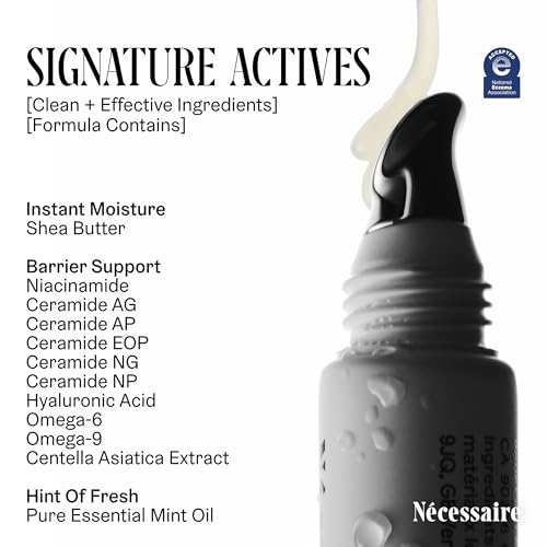 N?cessaire The Lip Balm | Hydrating Hyaluronic Acid Lip Balm for Women and Men, Mint Oil with Niacinamide + Essential Ceramides. Non-Comedogenic Lip Balm for Dry Lips ? 15 ml / 0.5 fl oz