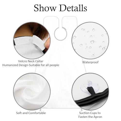 Beard Bib Apron for Men - Non-Stick Waterproof Trimming Catcher