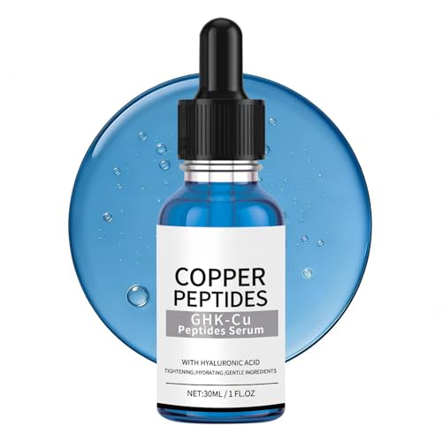 Copper Peptide Serum with GHK-Cu & Hyaluronic Acid for Hydration