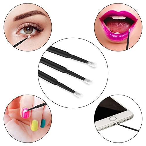 Tifanso 400PCS Disposable Micro Cotton Swabs for Makeup & Eyelash Extensions