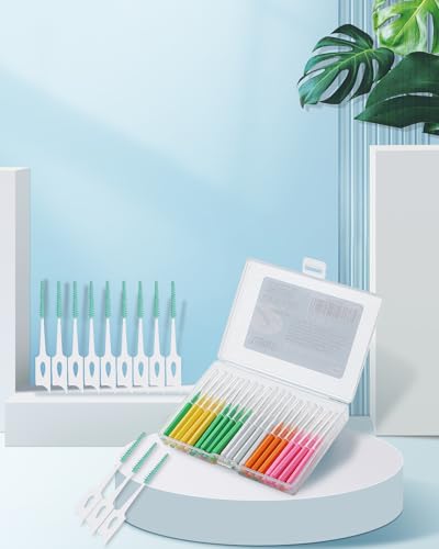 Interdental Brush Set with Soft Dental Picks - 70 PCS
