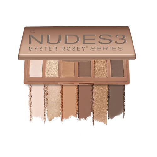 MYSTER ROSEY Mini Eyeshadow Palette - Champagne Gold, 6 Nude Shades