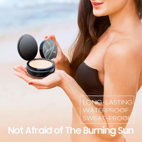 OETUIOW Medium Full Coverage Cushion CC Cream Foundation - Waterproof & Moisturizing
