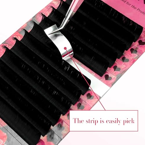 ABONNIE 0.03-CC Self Fanning Lash Extensions 8-15mm Mixed Length Cashmere Fans