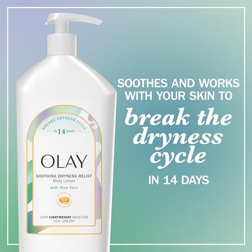 Olay Aloe Vera Body Lotion 18 fl oz - 24hr Moisturizing Relief