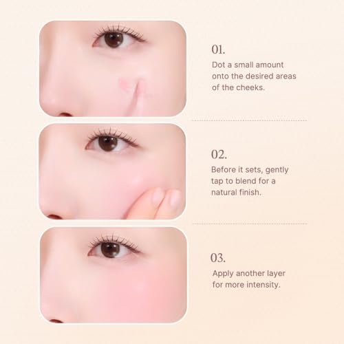 Dasique Soft Veil Blush #04 Rosy Milk - Moisturizing Cream Finish