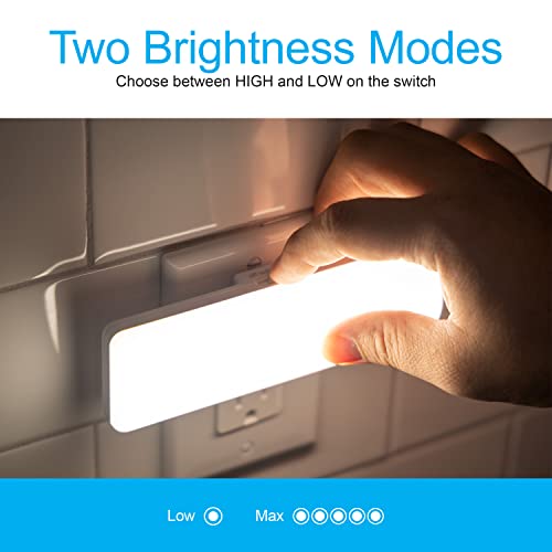 GE UltraBrite LED Night Light - Adjustable 50-200 Lumen Plug-In Light